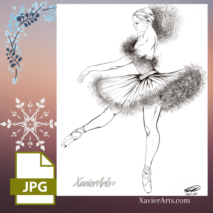 Beautiful Ballerina - XavierArts