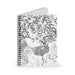 Black man and woman hugging colorlableSpiral Notebook - Ruled Line - XavierArts